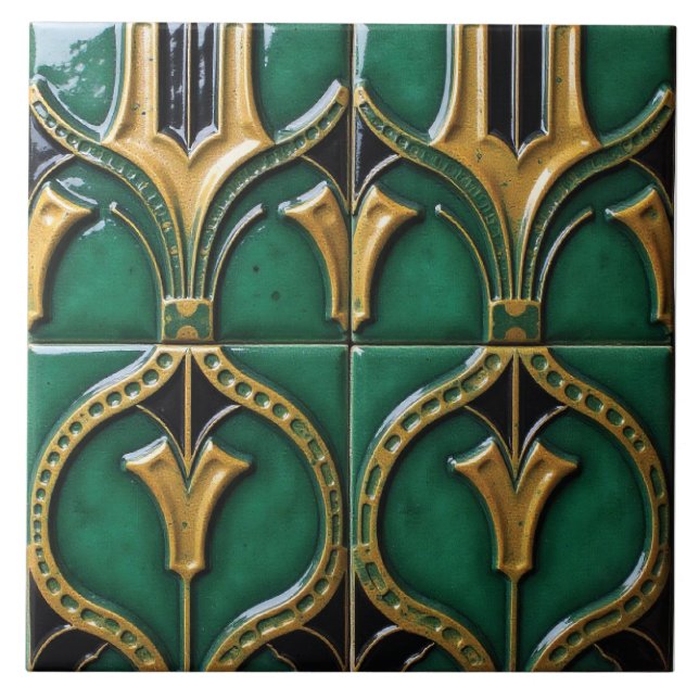 Azulejo De Cerâmica Tribunal do Cetro de Jade (Frente)