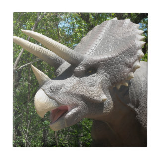 Azulejo De Cerâmica Triceratops dinossauro
