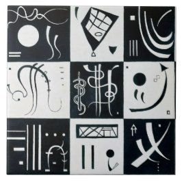 Azulejo De Cerâmica Trinta, Abstração Biomórfica - Kandinsky