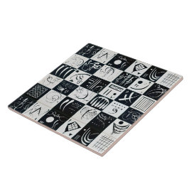 Azulejo De Cerâmica Trinta, Abstração Biomórfica - Kandinsky