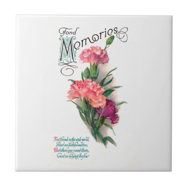 Azulejo De Cerâmica Triste E Verdadeiro Amigo (Frente)