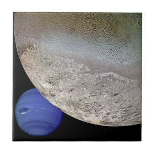 Azulejo De Cerâmica Triton com Netuno