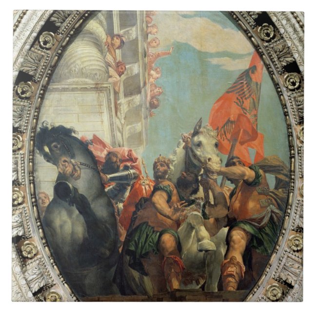 Azulejo De Cerâmica Triumph de Mordecai (Frente)