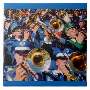 Azulejo De Cerâmica trombone banda máfia AKA geeks enlouquecidos