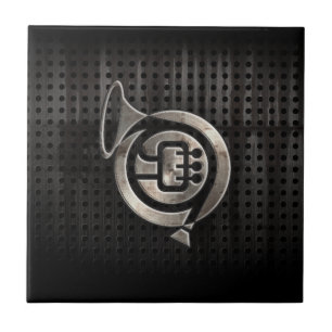 Azulejo De Cerâmica Trompa francesa áspera