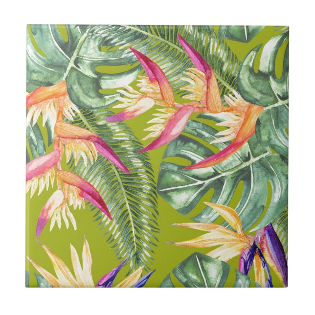 Azulejo De Cerâmica Tropical (Frente)