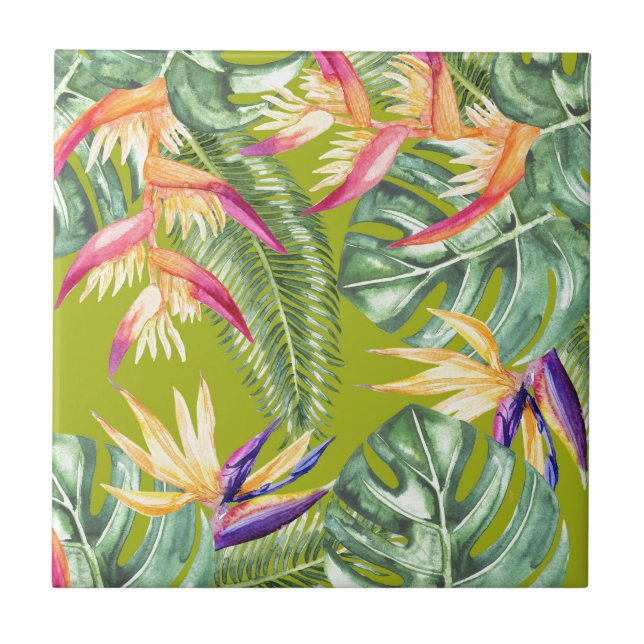 Azulejo De Cerâmica Tropical (Frente)