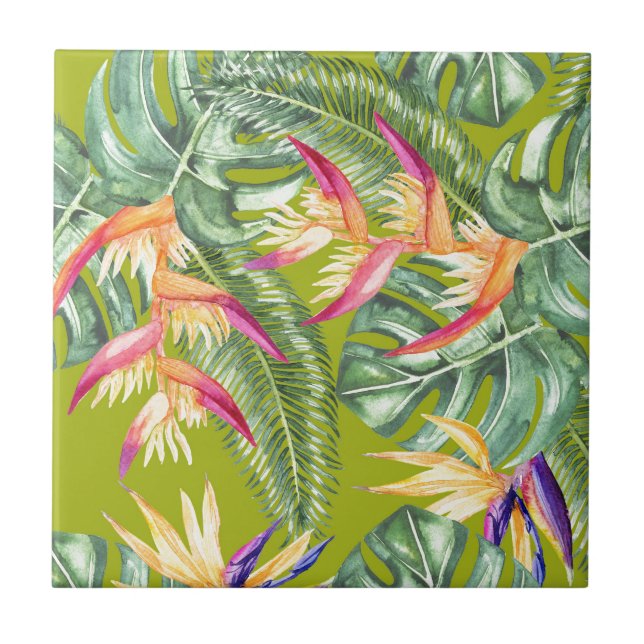 Azulejo De Cerâmica Tropical (Frente)