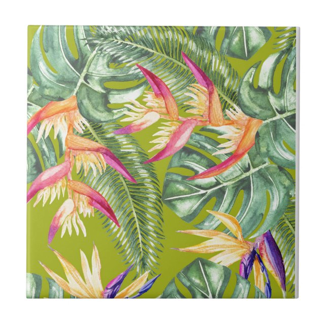 Azulejo De Cerâmica Tropical (Frente)
