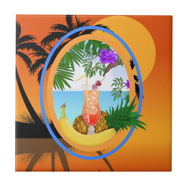 Azulejo De Cerâmica Tropical - SRF (Frente)