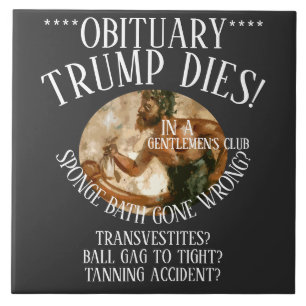AZULEJO DE CERÂMICA TRUMP MORRE EM ACIDENTE COM BOLA DE CHOQUE EM CLUB