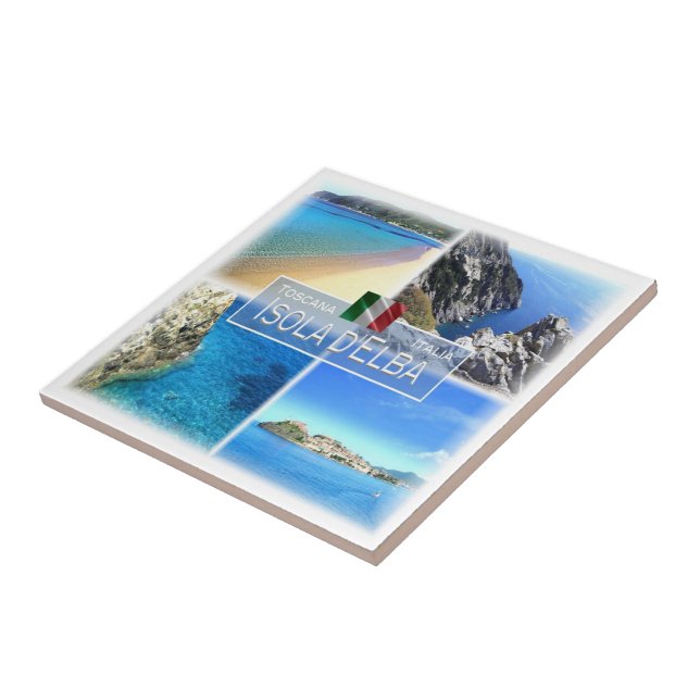 Azulejo De Cerâmica TSC017 ELBA, Mosaico, Toscana, (Lateral)