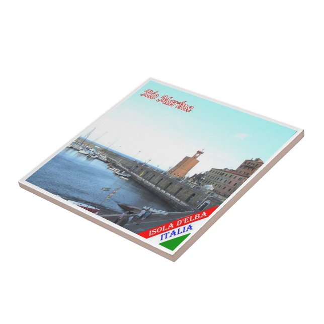 Azulejo De Cerâmica TSC071 RIO MARINA, ELBA Island Tuscany, (Lateral)