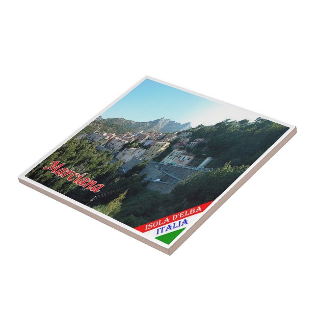 Azulejo De Cerâmica TSC080 MARCIANA, ELBA Island, Toscana, (Lateral)