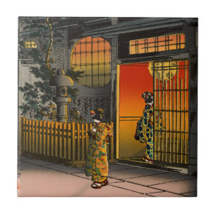 Azulejo De Cerâmica Tsuchiya Koitsu - Side Street Araki em Yotsuya