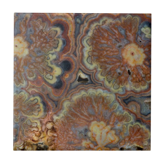 Azulejo De Cerâmica Tubo de flores Onyx (Frente)