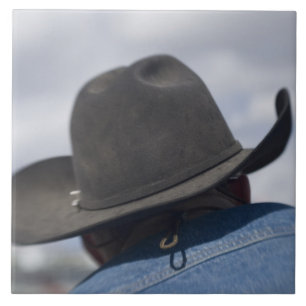 Azulejo De Cerâmica Tucson, arizona. Chapéus de vaqueiro no uso no