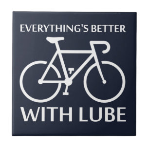 Azulejo De Cerâmica Tudo é melhor com o Lube
