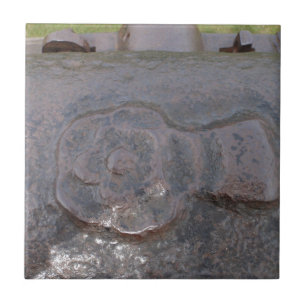 Azulejo De Cerâmica Tudor antigo aumentou