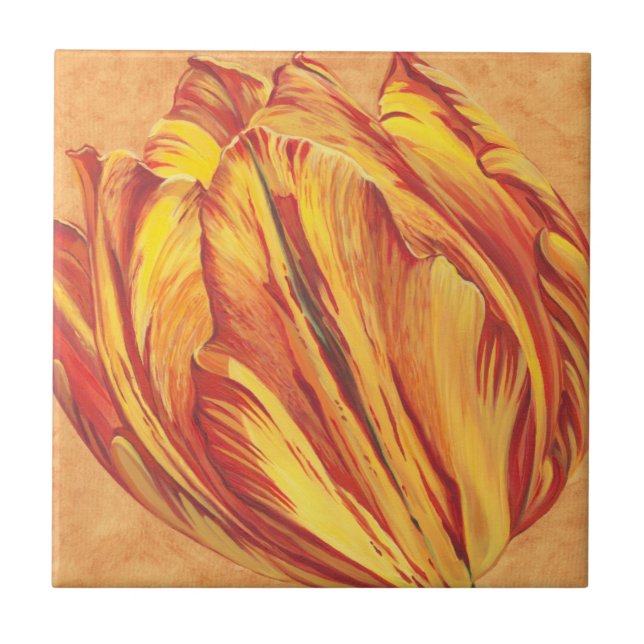 Azulejo De Cerâmica Tulip Power I (Frente)