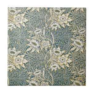 Azulejo De Cerâmica Tulipa e salgueiro de William Morris