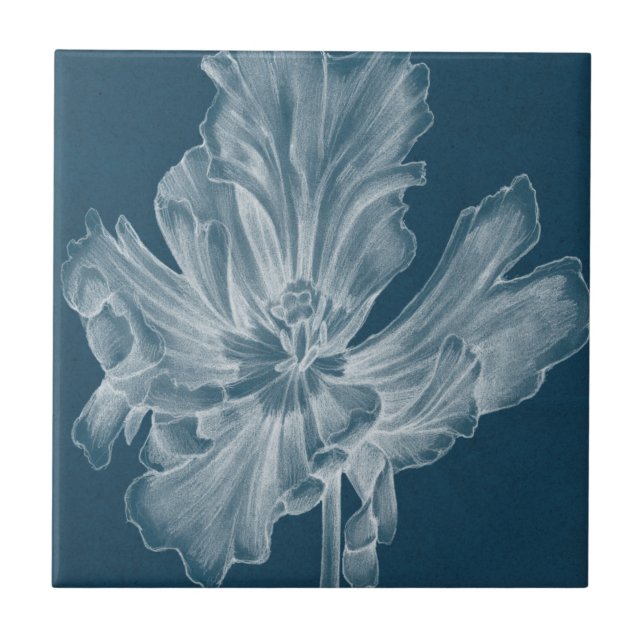 Azulejo De Cerâmica Tulipa II monocromática (Frente)