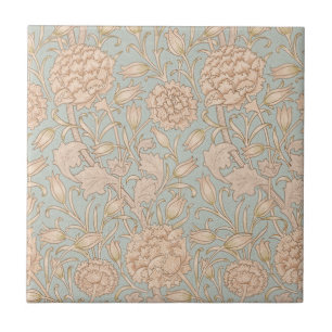 Azulejo De Cerâmica Tulipa Selvagem Floral Design de William Morris