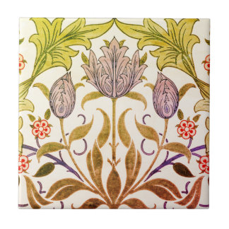 Azulejo De Cerâmica Tulipas William Morris