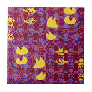 Azulejo De Cerâmica Tulipbulbs Cupflowers