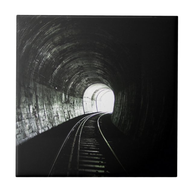 Azulejo De Cerâmica Túnel de locomotiva (Frente)