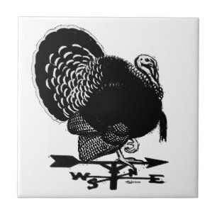 Azulejo De Cerâmica Turkey Weathervane