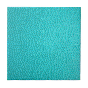 Azulejo De Cerâmica Turquoise Faux Leather