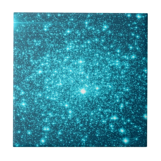 Azulejo De Cerâmica Turquoise Sparkle (Frente)