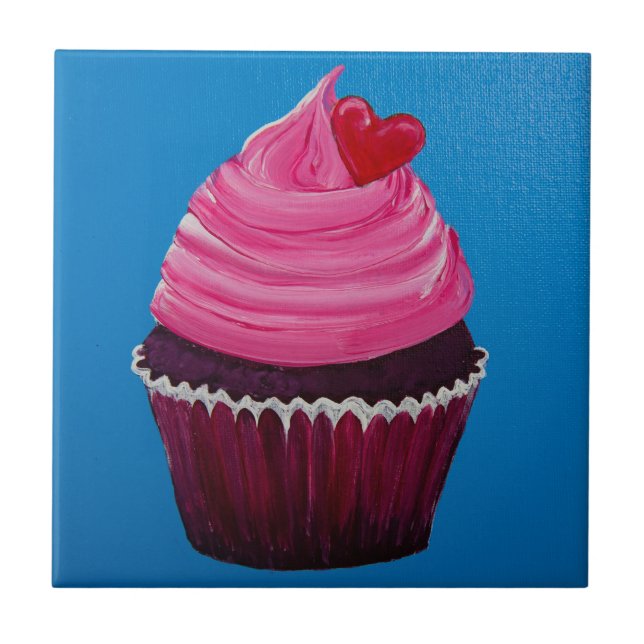 Azulejo De Cerâmica Twist Vermelho (Frente)