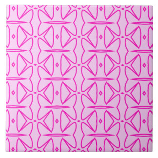 Azulejo De Cerâmica Two Toned Pink Pattern Ceramic Tile