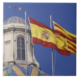 Azulejo De Cerâmica UE, Espanha, Catalunha, Palau de la Generalitat.