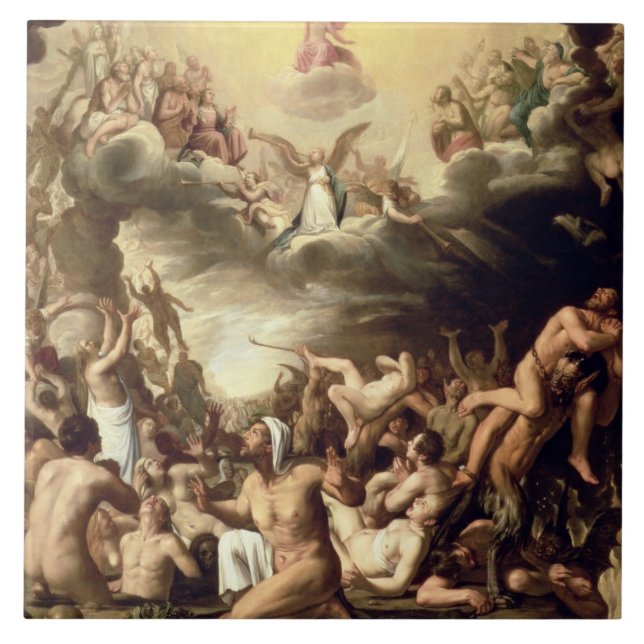 Azulejo De Cerâmica Último julgamento (Frente)