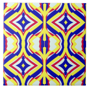Azulejo De Cerâmica Um ceram clássico de multicor uniforme moderno
