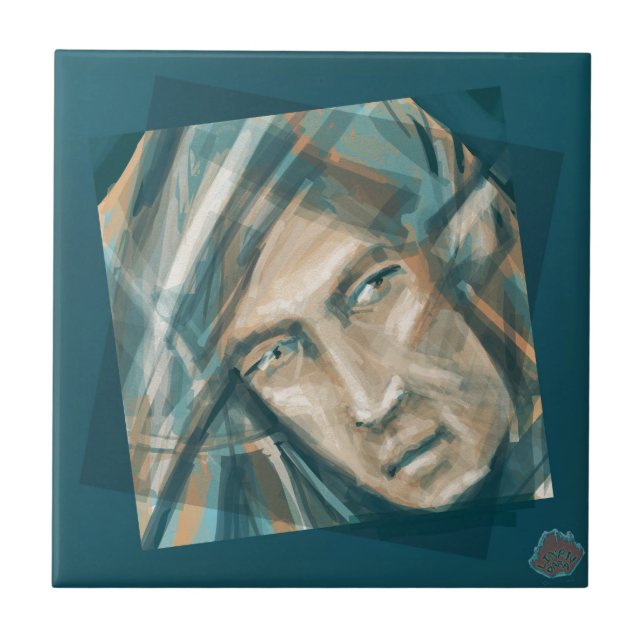 Azulejo De Cerâmica Um Elf Verde Defiant (Frente)