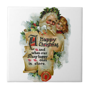 Azulejo De Cerâmica Um Natal feliz