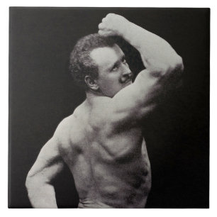Azulejo De Cerâmica Um novo impulso de StrongMen Eugen Sandow Bodybuil