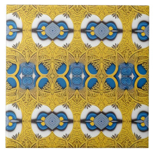 Azulejo De Cerâmica Um padrão clássico vintage de multicoloração, cerâ