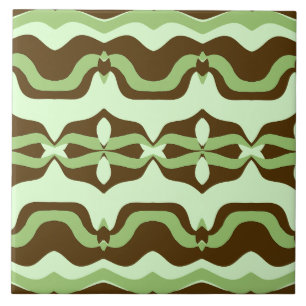 Azulejo De Cerâmica Um padrão horizontal clássico de multicores vintag
