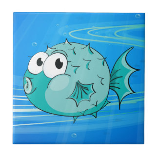 Azulejo De Cerâmica um peixe