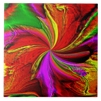 Azulejo De Cerâmica Um respingo da cor