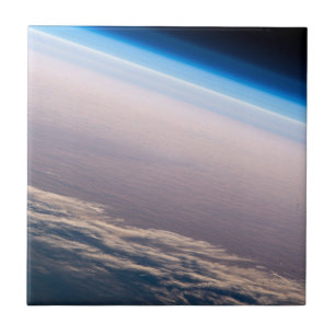 Azulejo De Cerâmica Um Sunset Orbital Ao Largo Da Costa Do Cabo San Lu