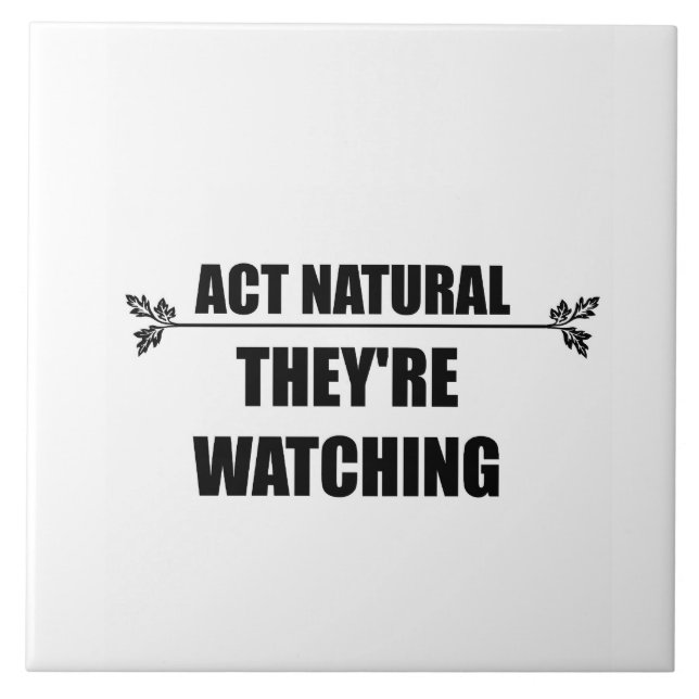 Azulejo De Cerâmica Um trivet para fazer a pessoas incômodo super (Frente)