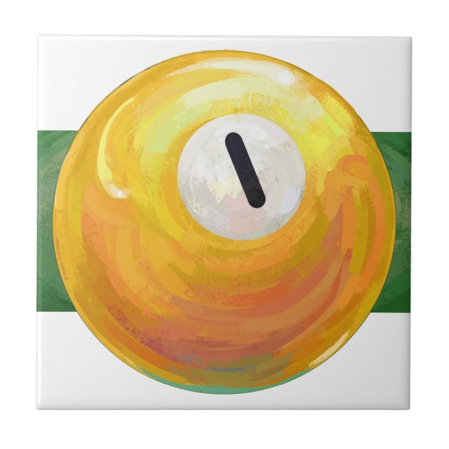 Azulejo De Cerâmica Uma Bola (Frente)