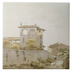 Azulejo De Cerâmica Uma casa de campo italiana