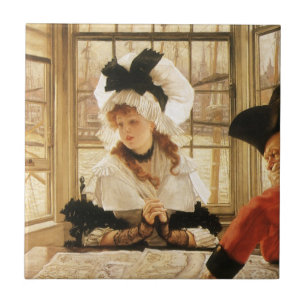 Azulejo De Cerâmica Uma História Tediosa por James Tissot, Arte Fina A